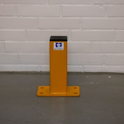 Lille pullert. Pulverlakeret i sikkerhedsgul