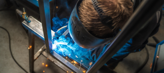 Håndværk, Svejsning på værkstedet